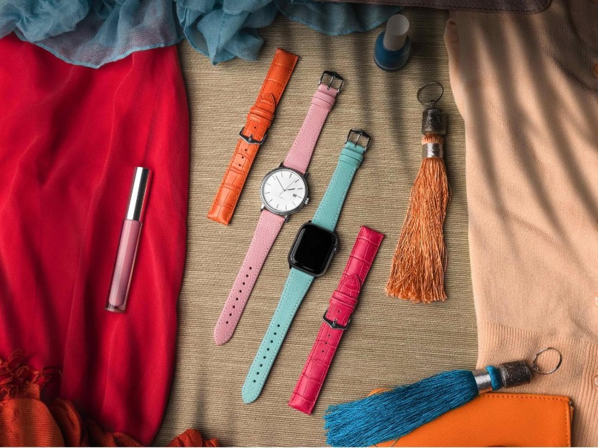 Uhren mit verschiedenen Armbändern