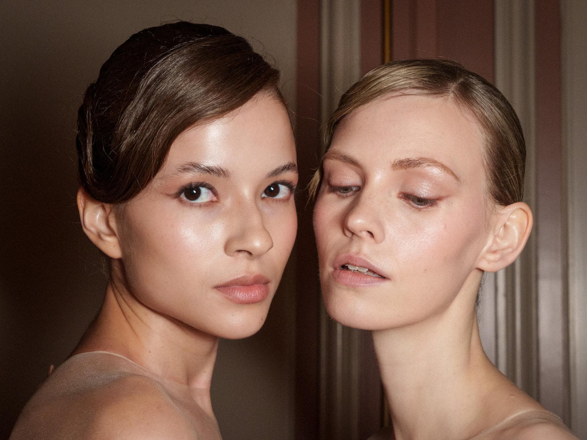 zwei Models Clean Make-up Look