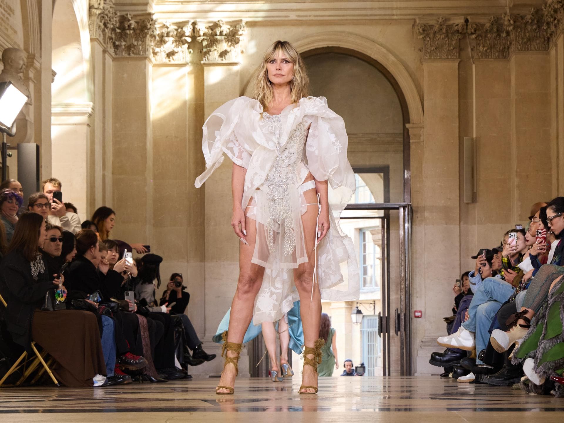 Heidi Klum bei Vivienne Westwood