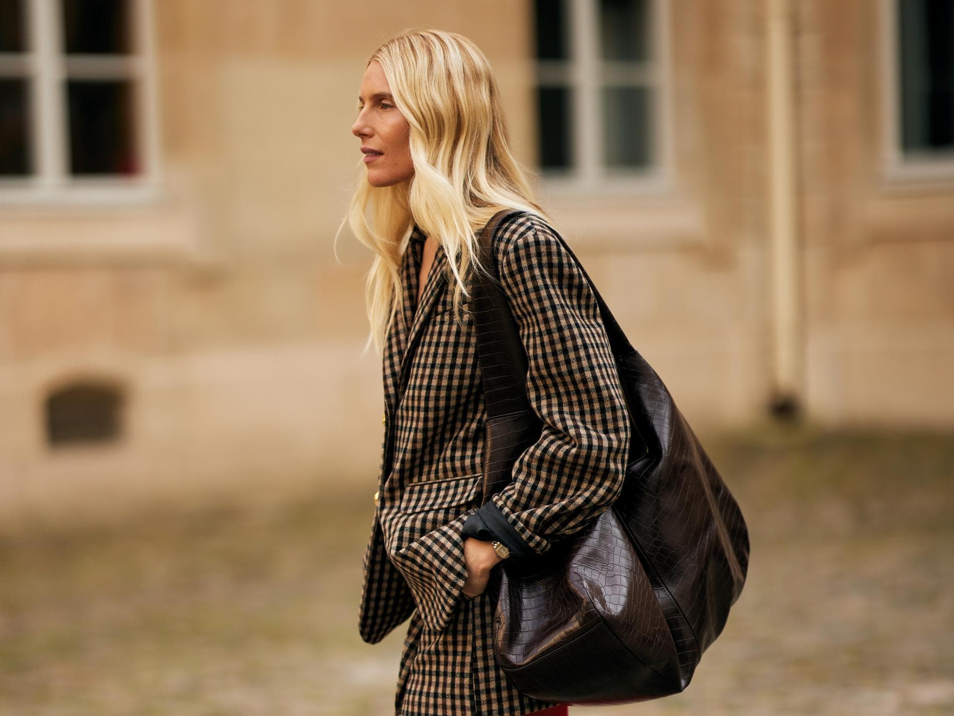 Karierter Co-Ord Streetstyle Karierter Co-Ord Streetstyle