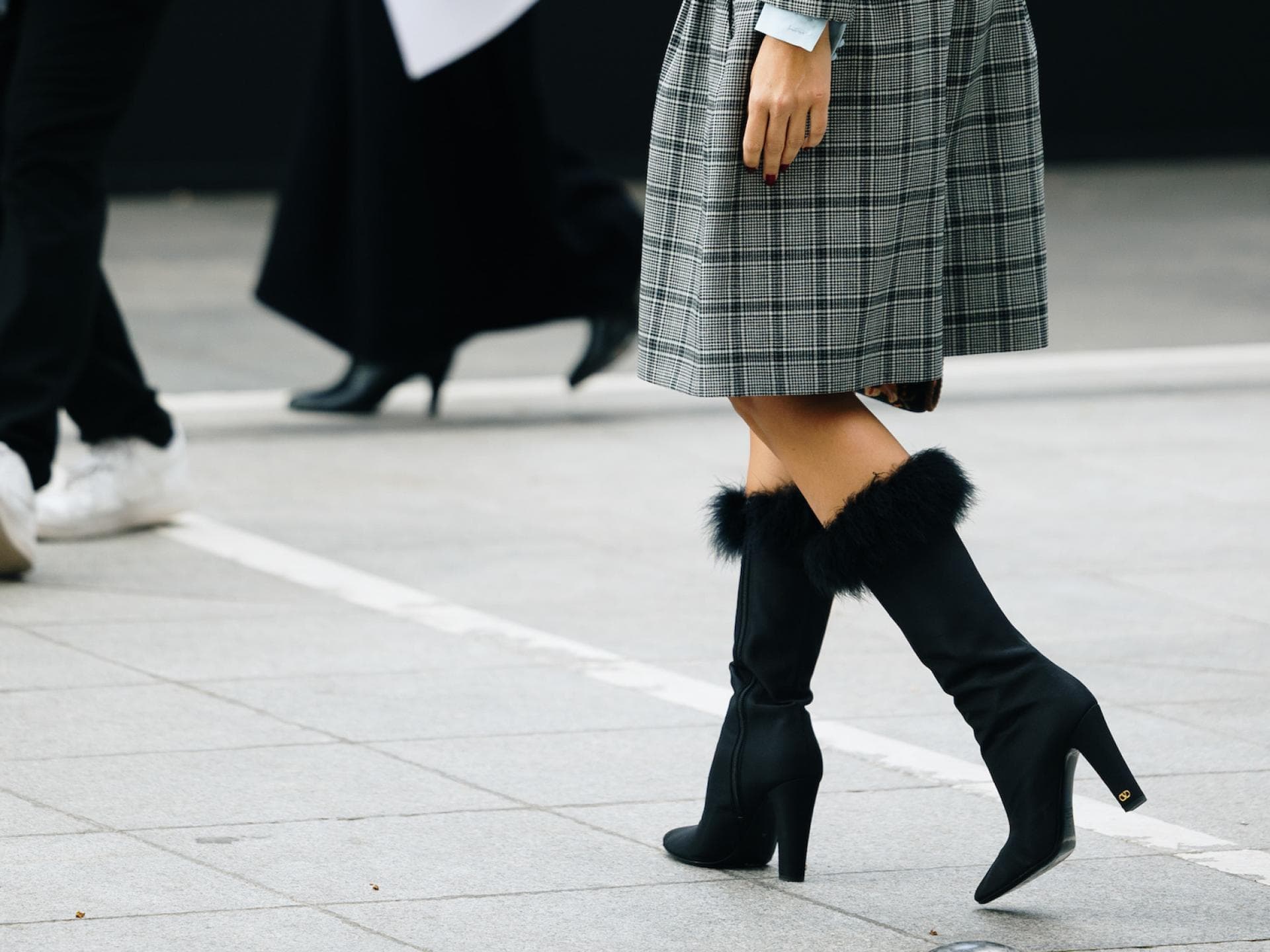 Furry Boots Streetstyle Furry Boots Streetstyle