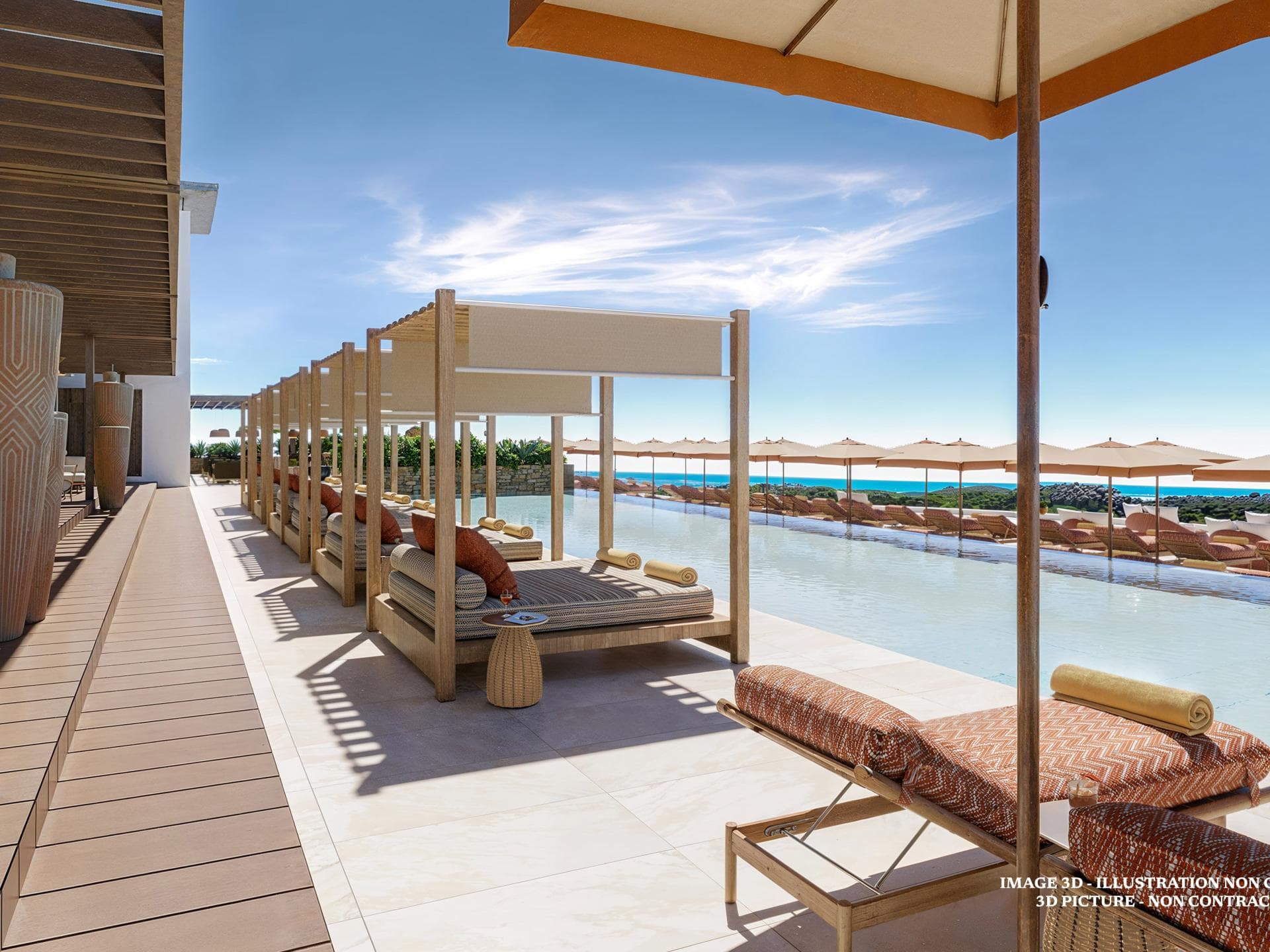 Club Med Südafrika: Pool und Liegen