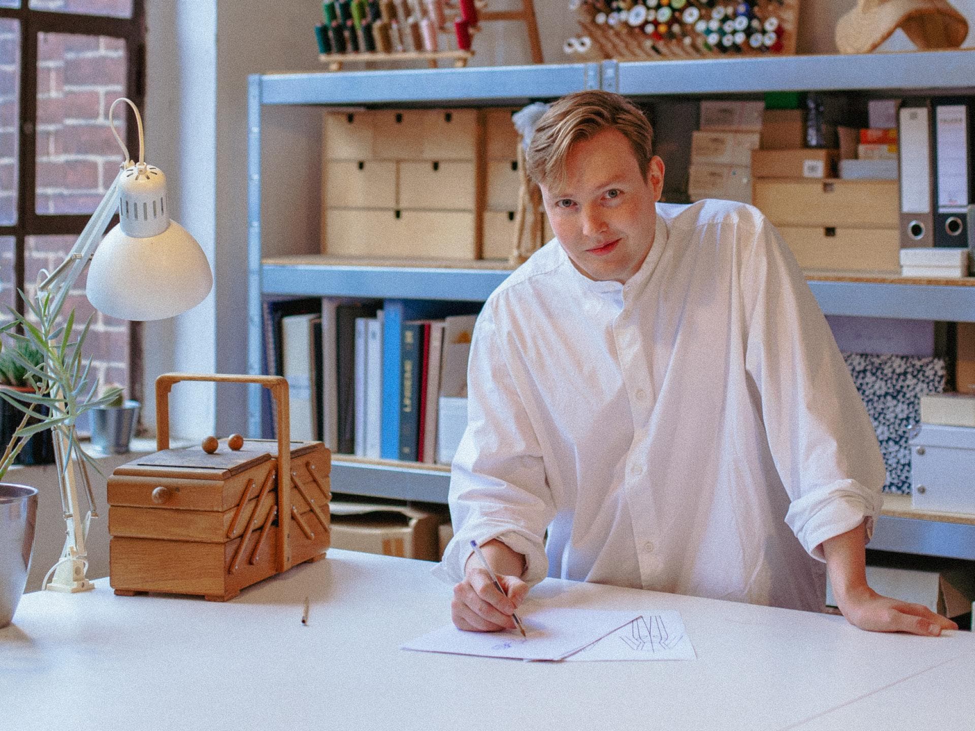 Danny Reinke im Atelier