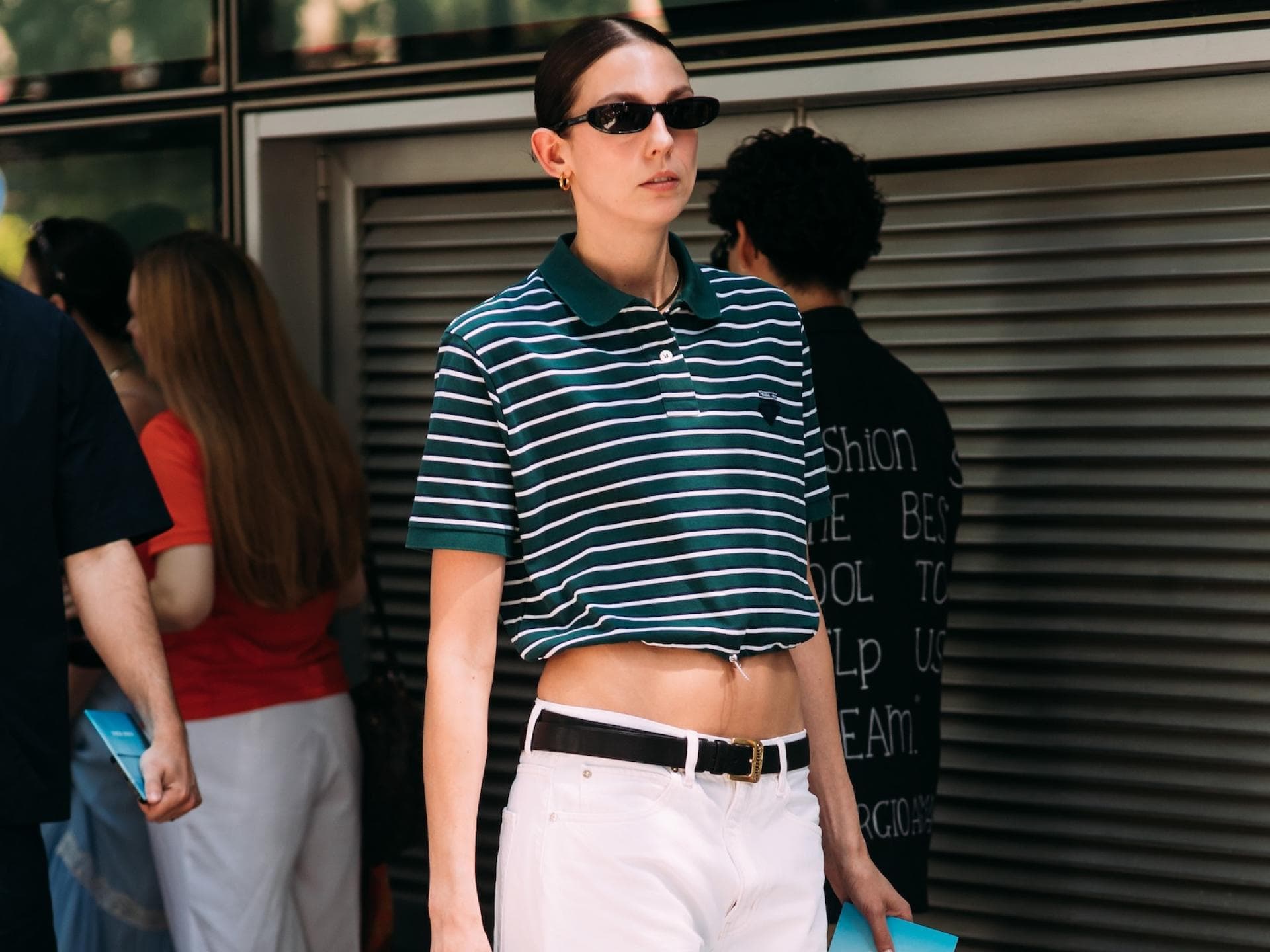 Gestreiftes Poloshirt
