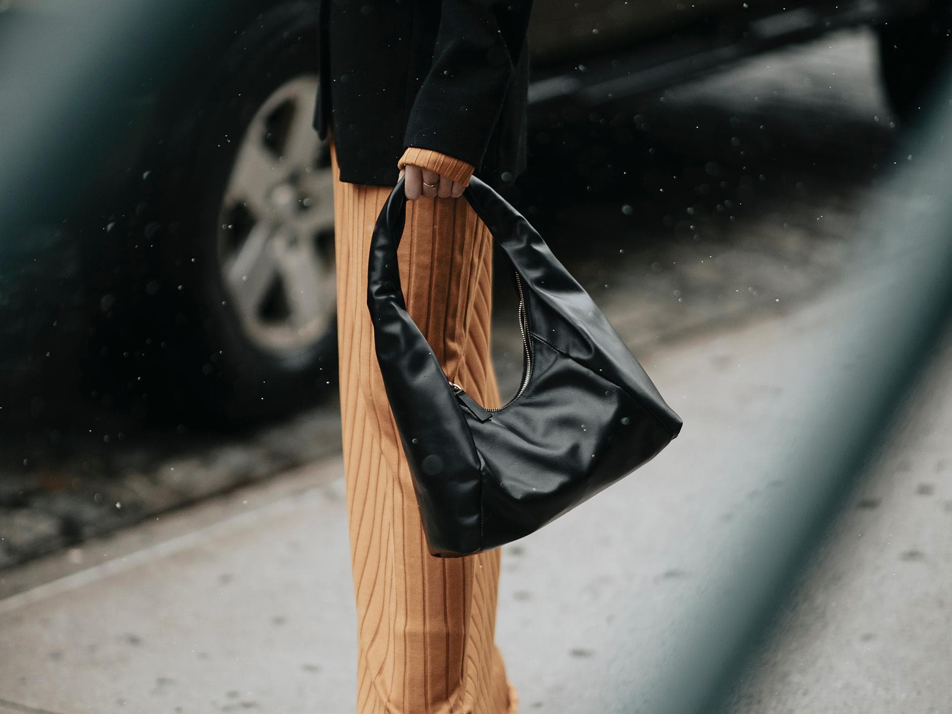 Schwarze Hobo Bag Schwarze Hobo Bag