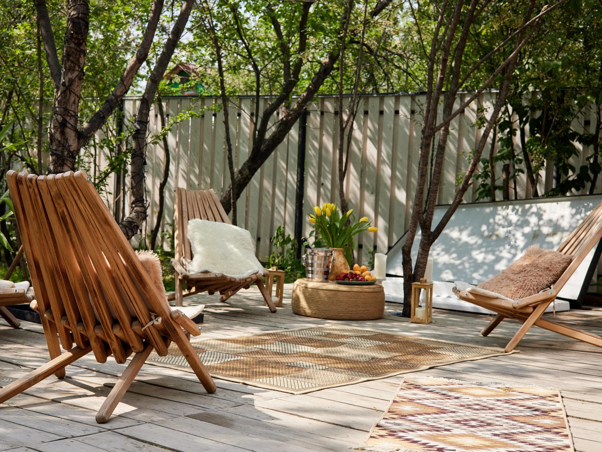 Stylische Gartenmöbel
