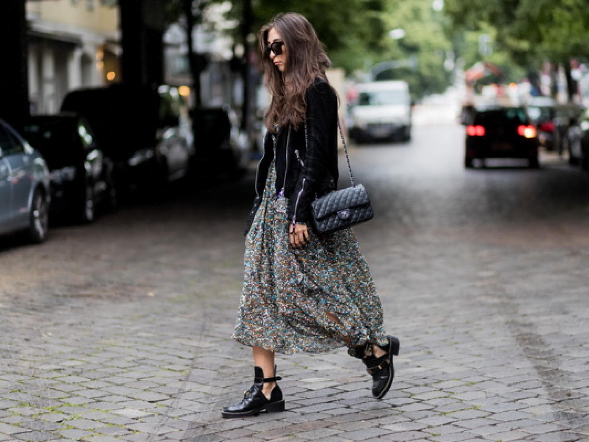 Street-Style-Maxikleid