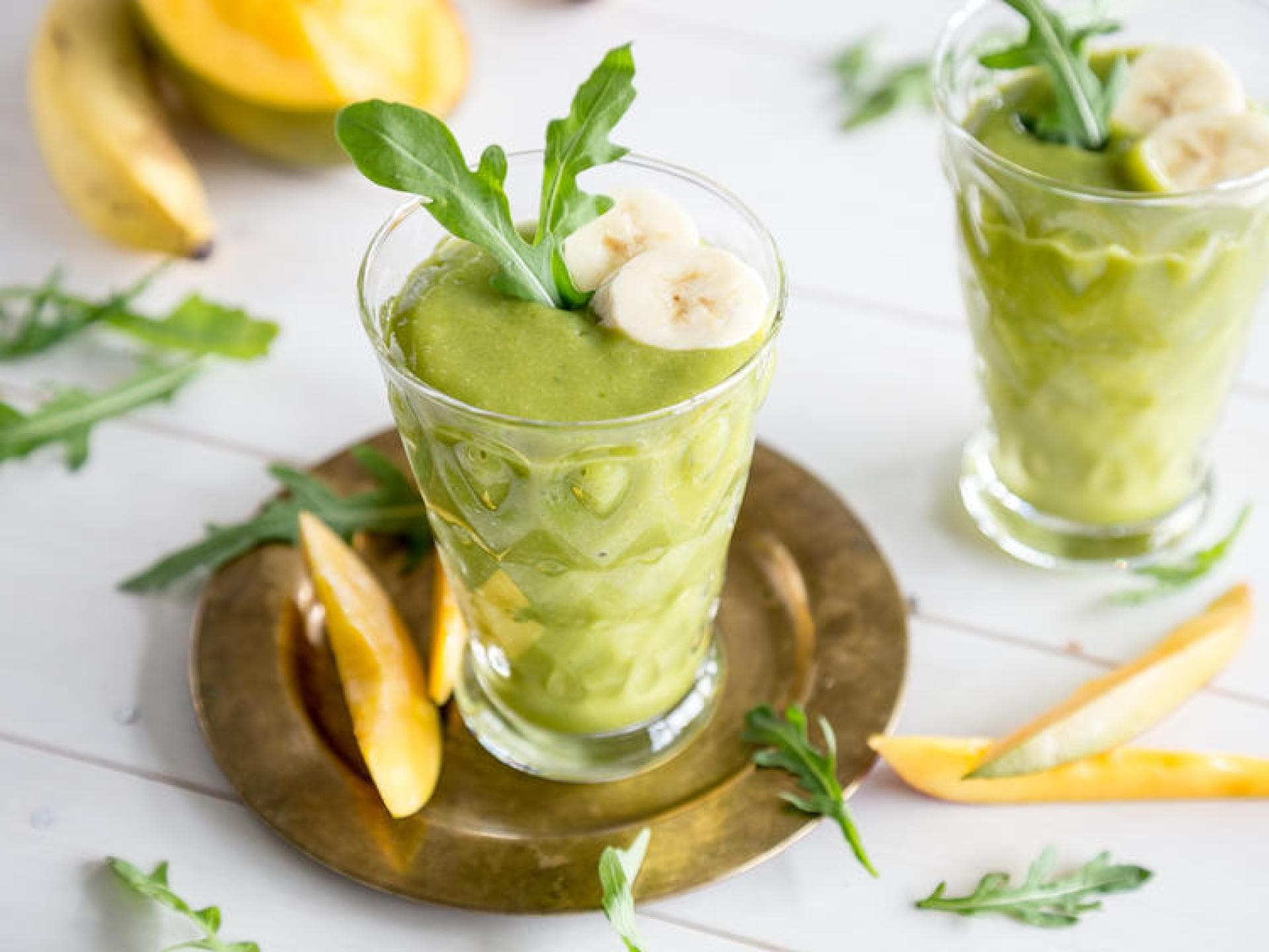 Smoothie Grüner Tee und Mango
