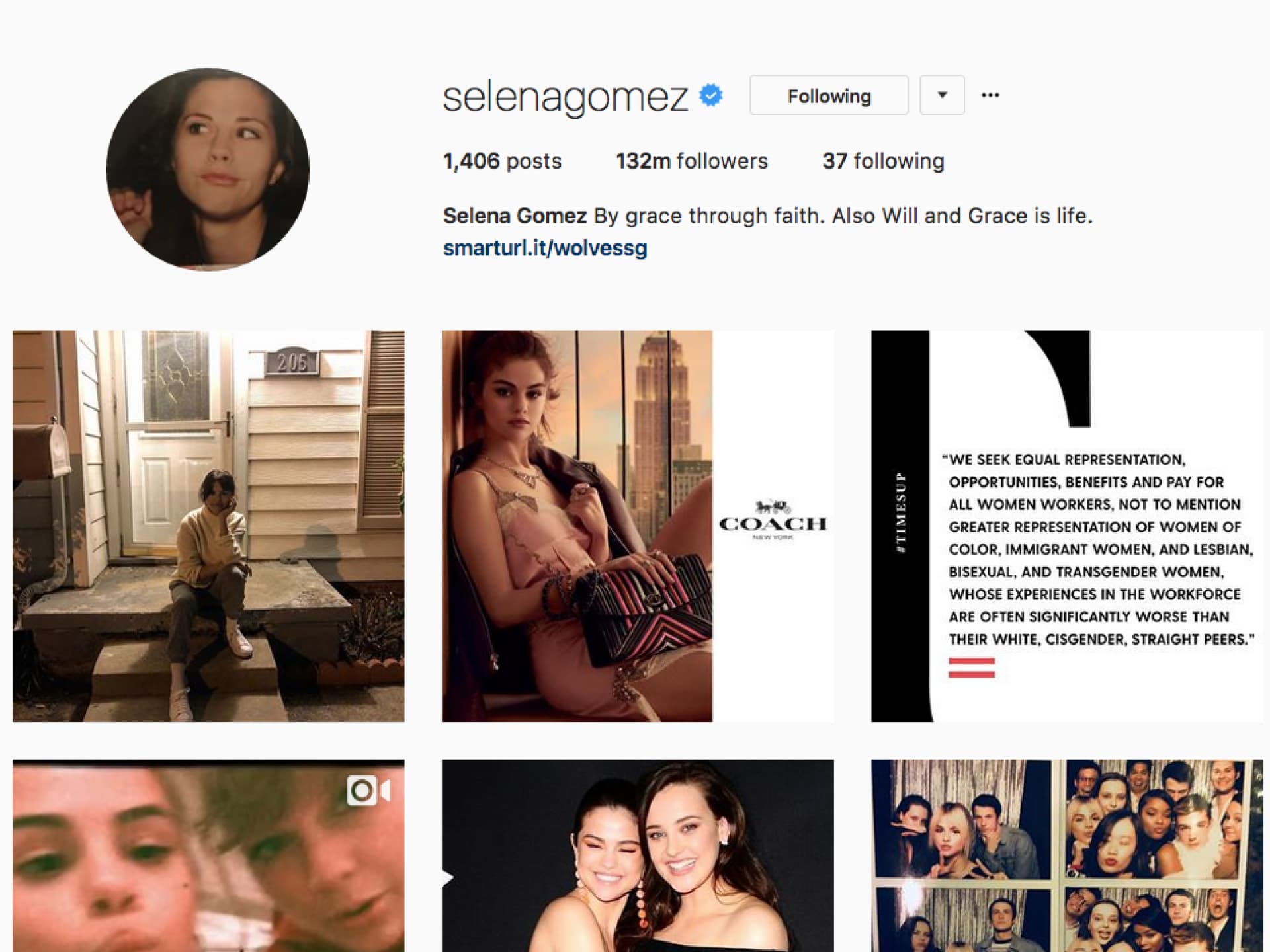 Selena Gomez Instagram-Account