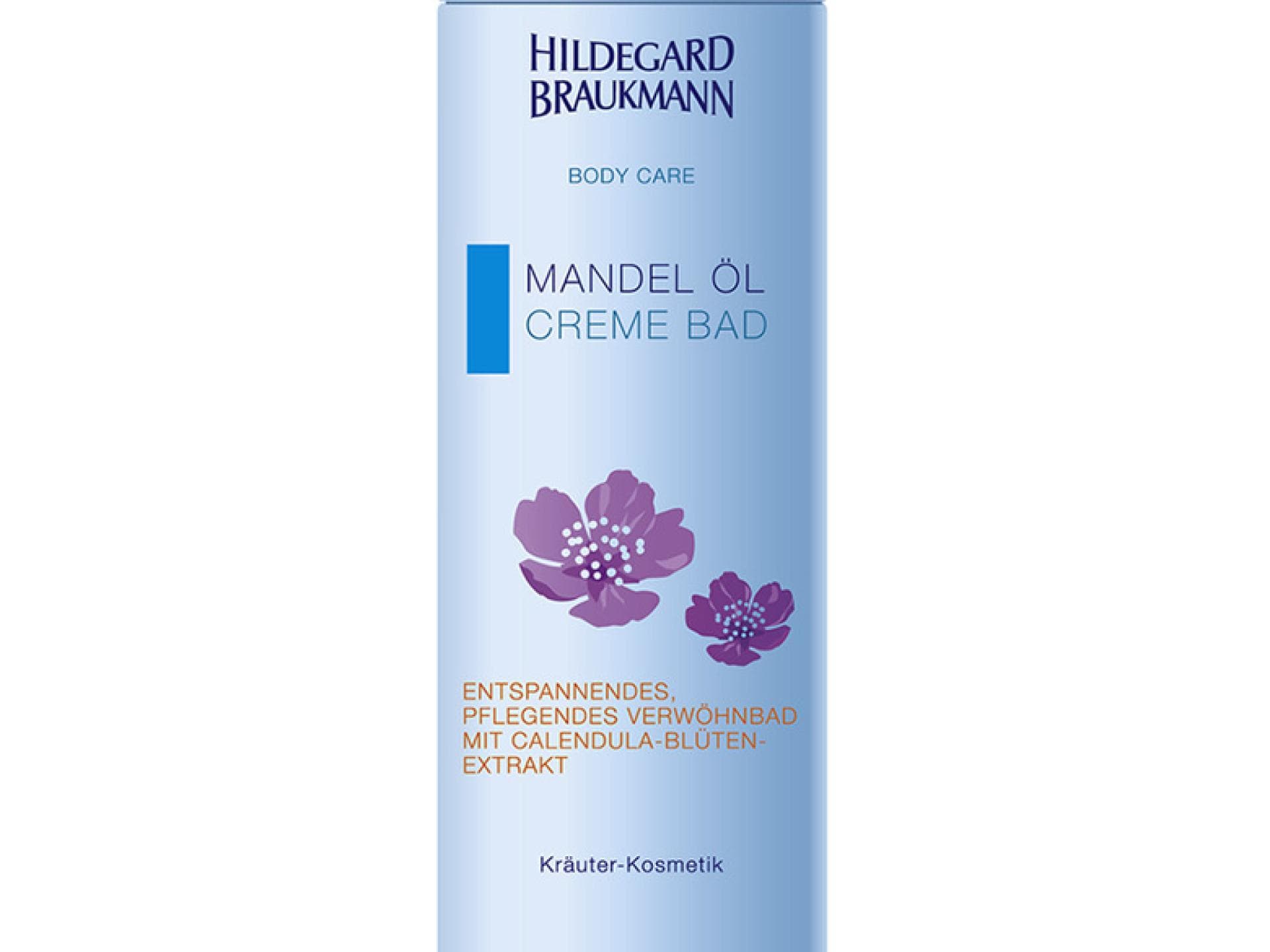 Mandel-Öl Cremebad von Hildegard Braukmann über Drogena, ca. 9 €
