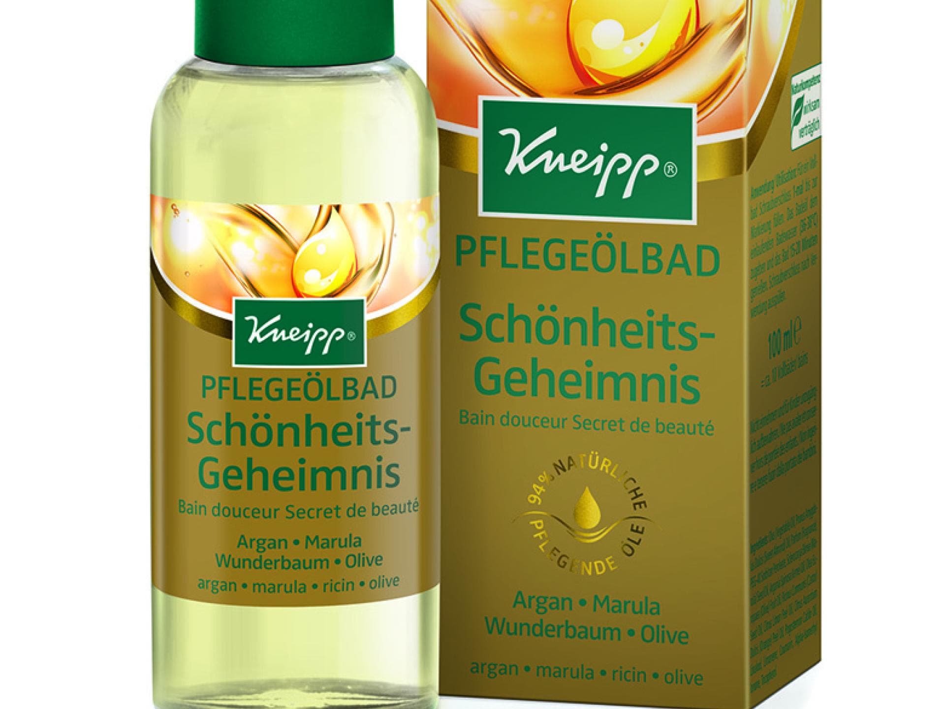 Kneipp Pflegeölbad Schönheitsgeheimnis, ca. 1,40 €