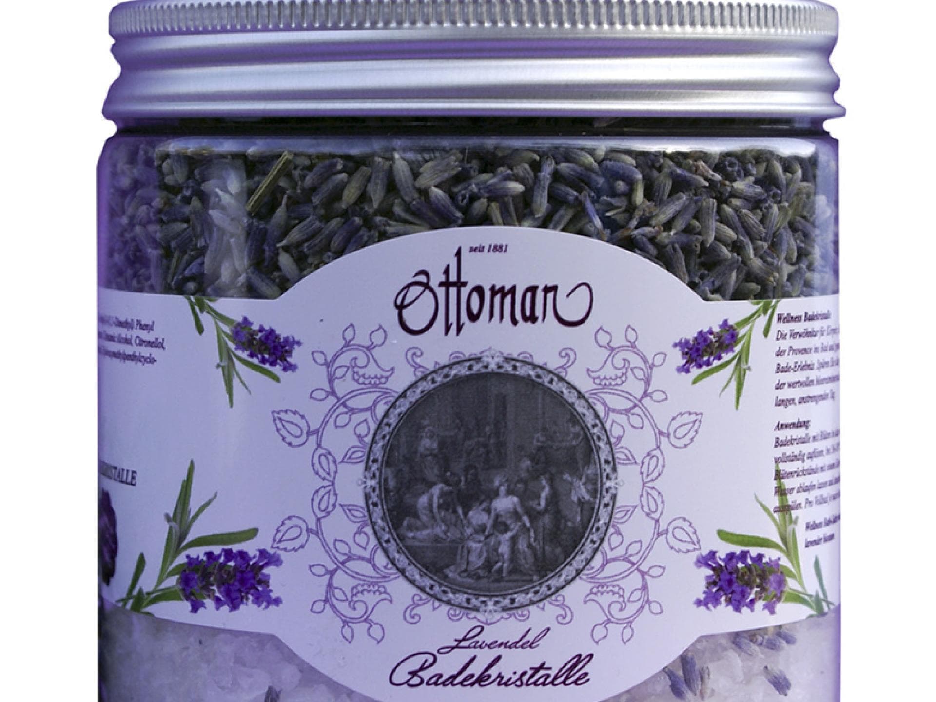 Lavendel-Badekristalle von Ottoman, ca. 6 €
