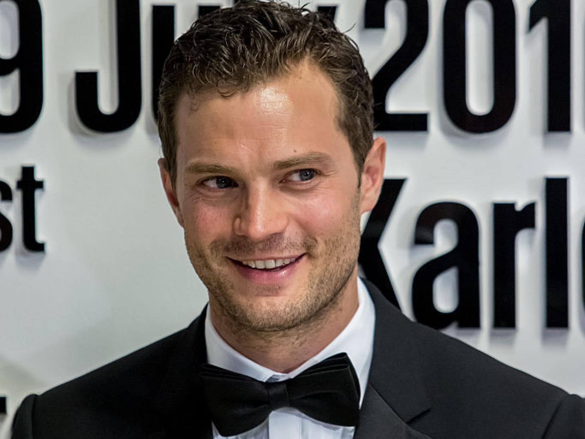 Was für ein Lächeln! Jamie Dornan bei einem Presseevent