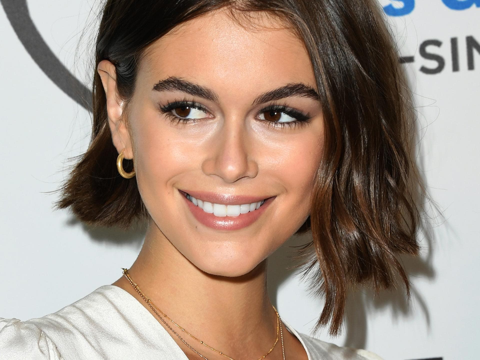Kaia Gerber trägt den Bob in gestuftem Look