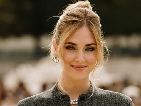 Shadow Bangs Chiara Ferragni mit Pony