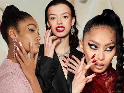 Nägel zum Valentinstag