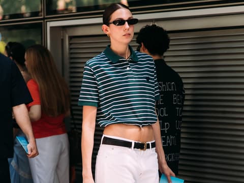 Gestreiftes Poloshirt Gestreiftes Poloshirt
