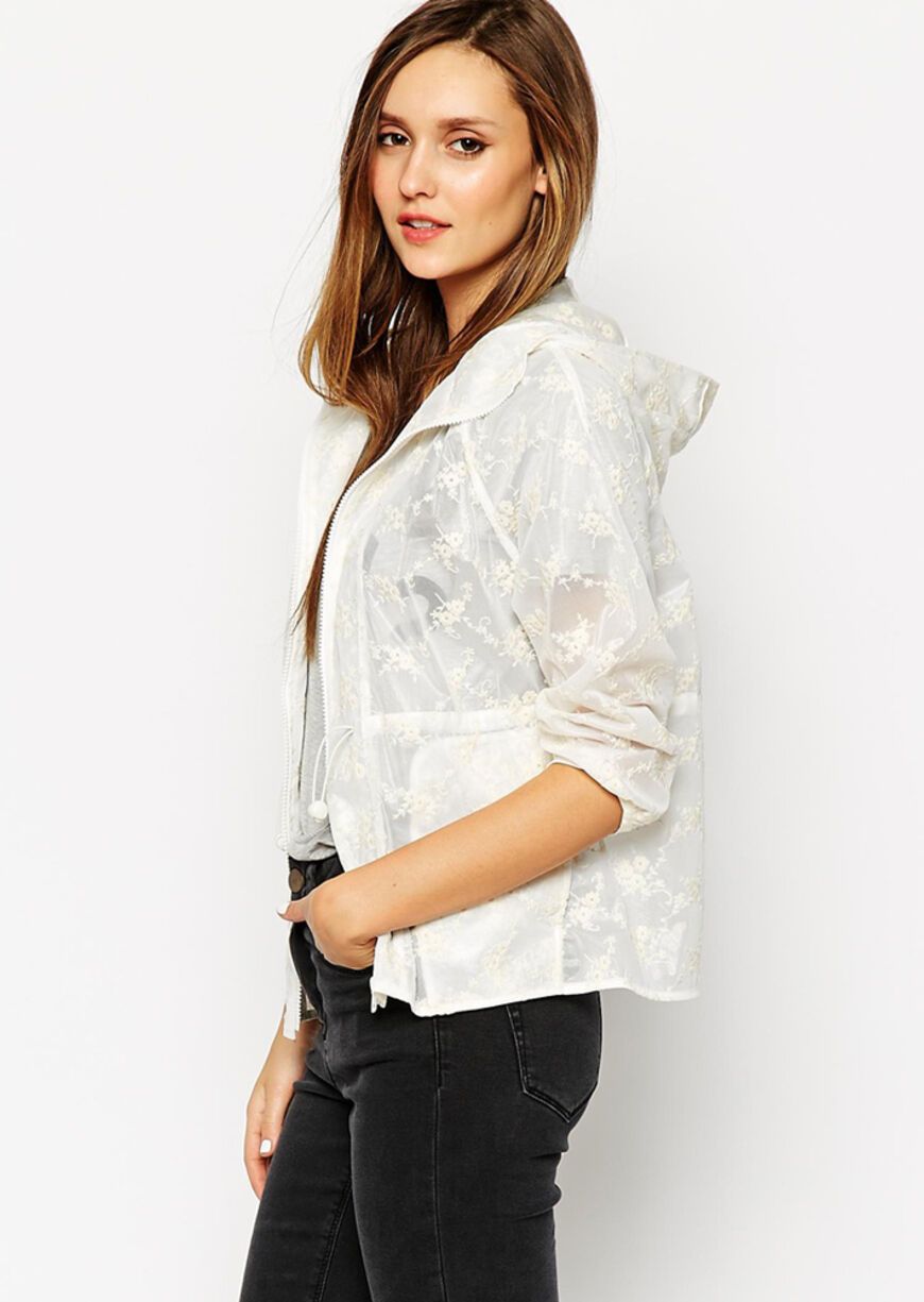 Durchsichtige regenjacke topshop Clearance