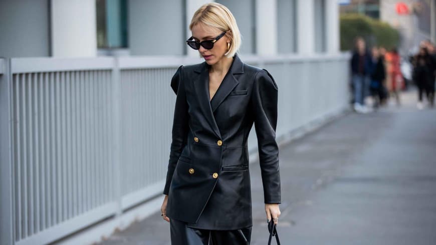 Blazer aus Leder: Das ist der coolste Jacken-Trend f&uuml;r den Fr&uuml;hling