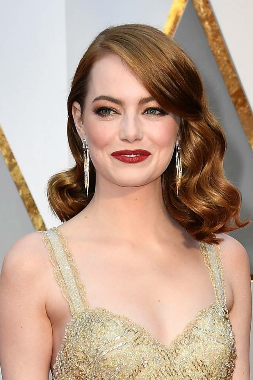 Emma Stone erschien mit Hollywood ... | Oscars 2017: Die ...