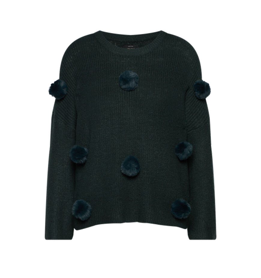 pullover damen mit bommeln