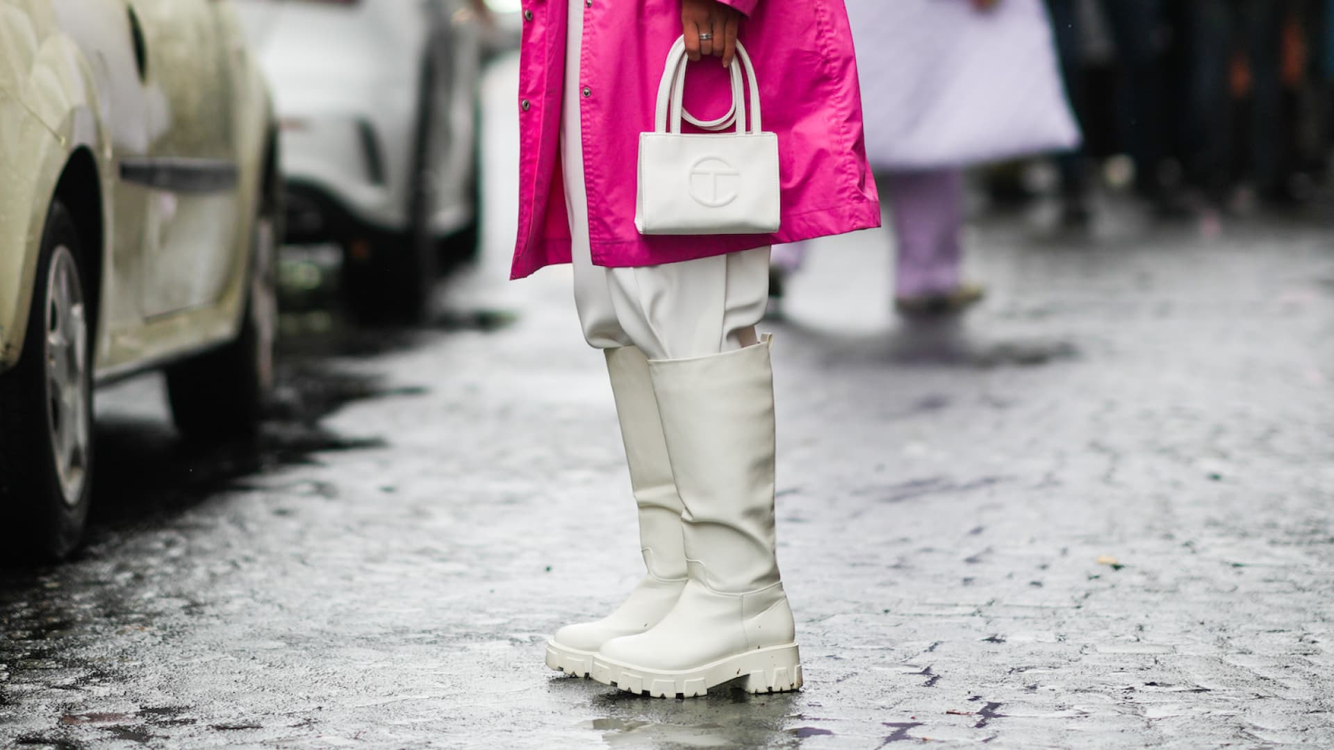 WinterOutfits 2022 Die weißen Stiefel von H&M sind ein absoluter