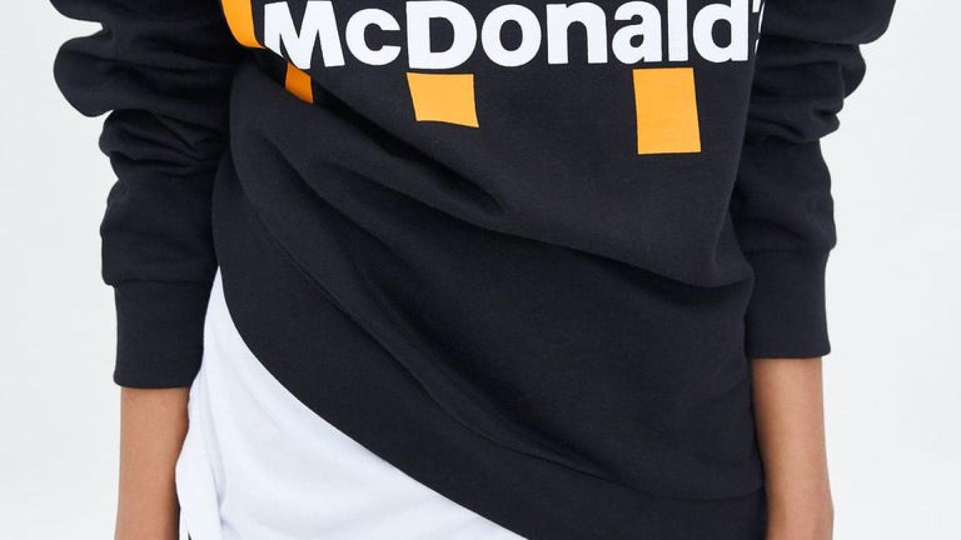mcdonalds hoodie zara