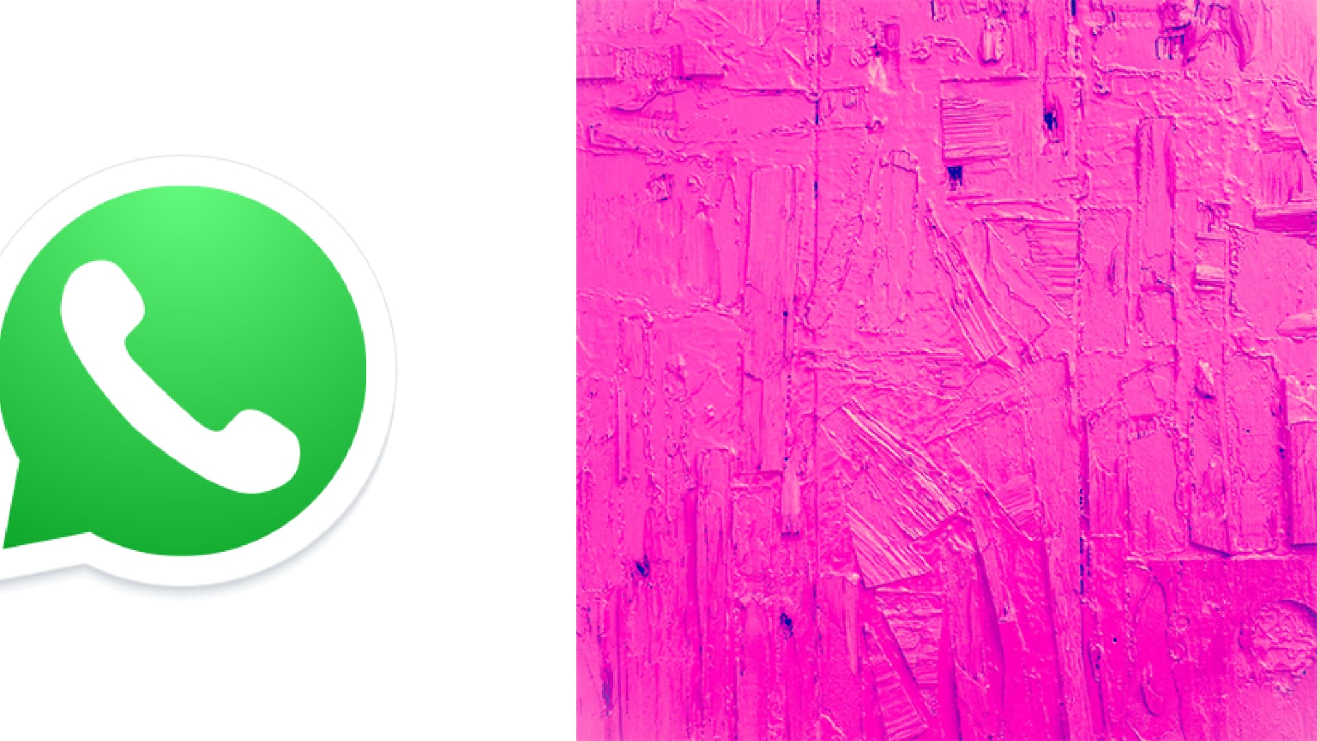 So wird dein WhatsappLogo pink!