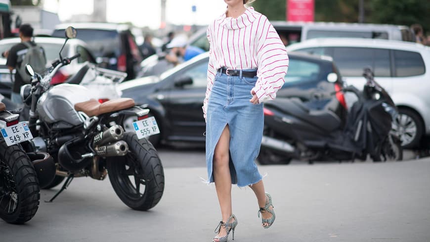 Jeansr&ouml;cke mit Schlitz: Die coolsten, engen Modelle f&uuml;r den Fr&uuml;hling