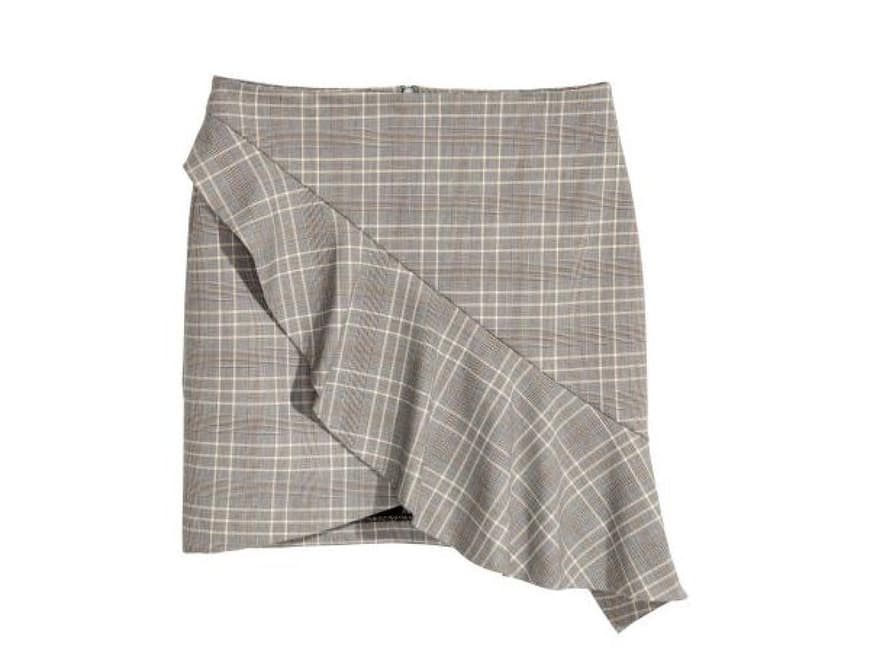 GORGLITTER Damen Spitze Rock - Eleganter Minirock Mit Asymmetrischem Saum Für Partys