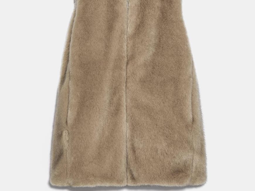 FEESHOW Mädchen Kunstfell Weste - Ärmellose Pelzweste Für Winter In Gr. 80-152