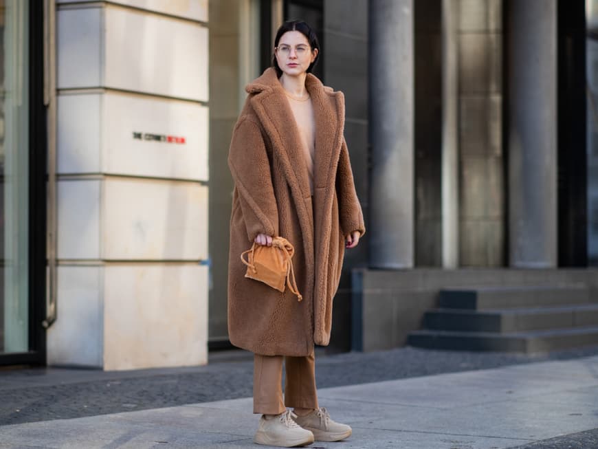 Hält wollmantel im winter warm clearance