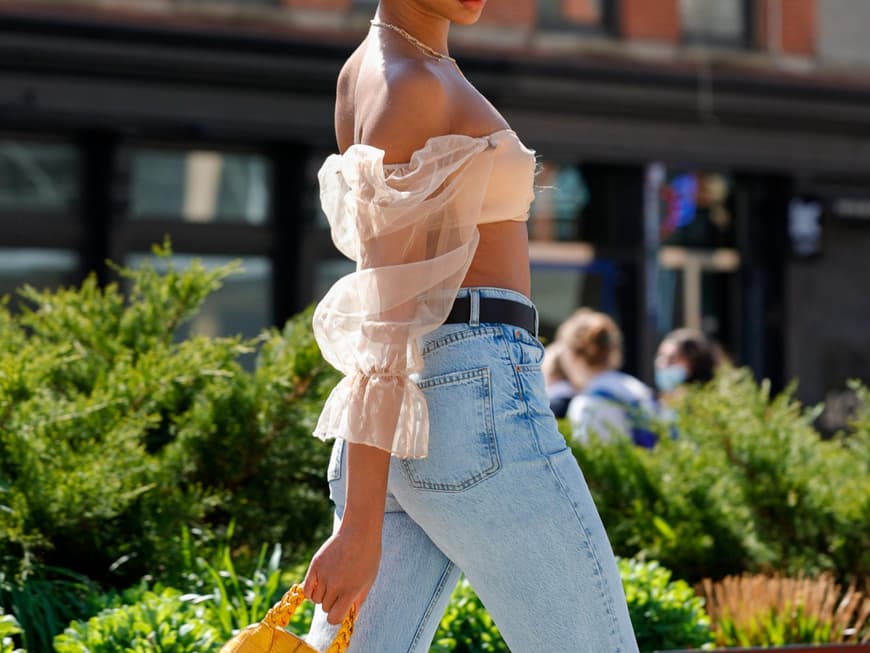 Diese Jeans kaschiert kräftige Oberschenkel