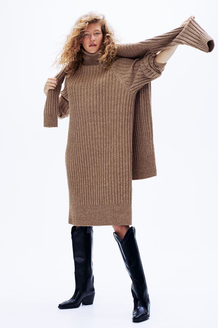Kraimod Strickkleid Mit Monochromes Und Gestricktes Produktbild-Vorschau 12