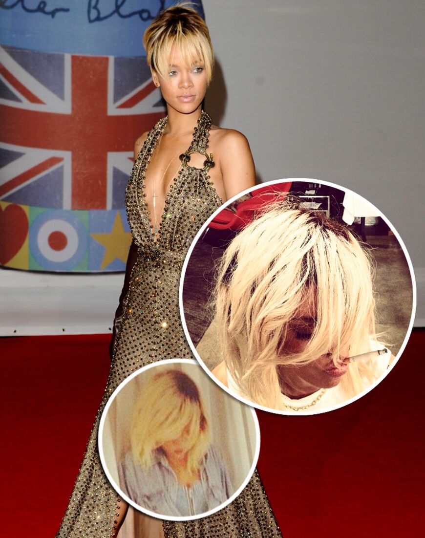 rihanna twittert ihr haar problem